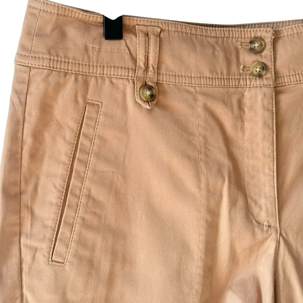 Talbots Tan Bermuda Shorts Classic Tailored Style - Picture 2 of 9